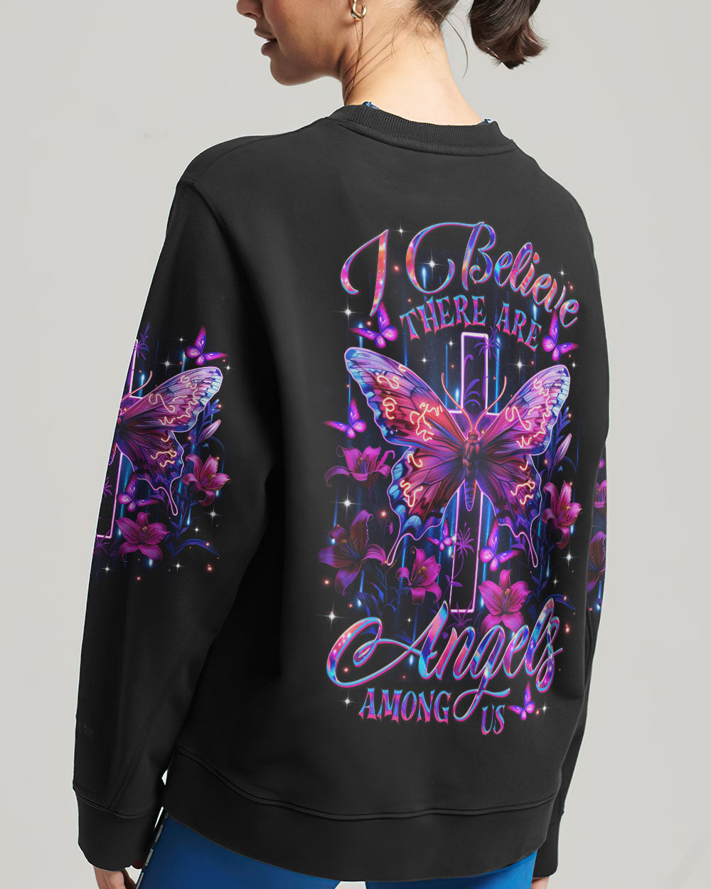 I Believe There Are Angels Among Us Women's All Over Print Shirt - Tltr1806252