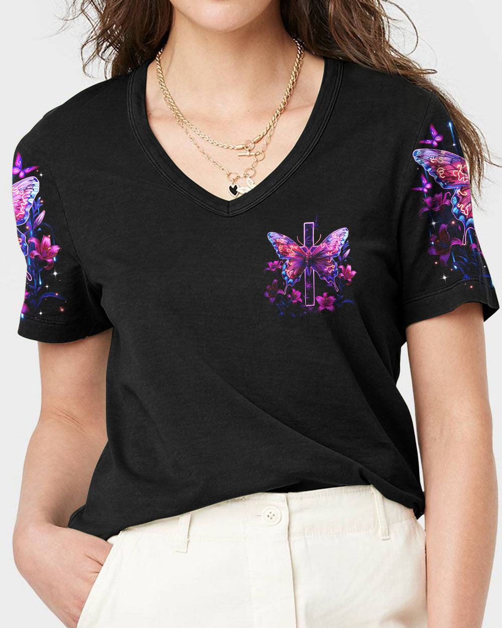 I Believe There Are Angels Among Us Women's All Over Print Shirt - Tltr1806252
