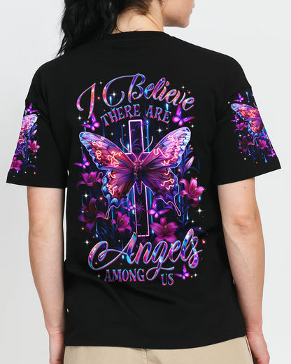 I Believe There Are Angels Among Us Women's All Over Print Shirt - Tltr1806252