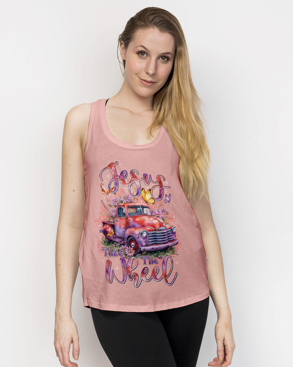 Jesus Take The Wheel Women's All Over Print Shirt - Tltr2006252
