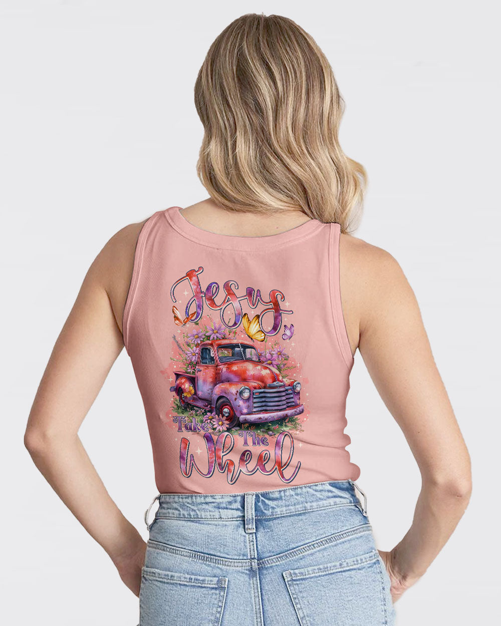 Jesus Take The Wheel Women's All Over Print Shirt - Tltr2006252
