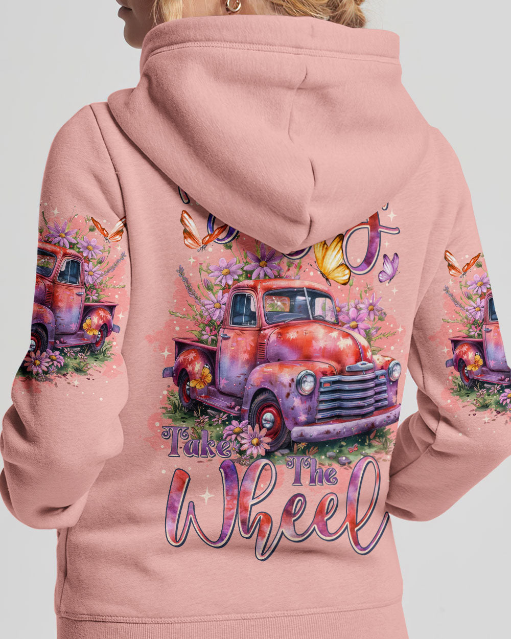 Jesus Take The Wheel Women's All Over Print Shirt - Tltr2006252