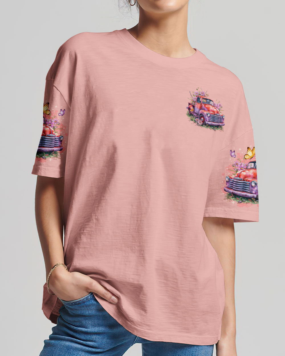 Jesus Take The Wheel Women's All Over Print Shirt - Tltr2006252