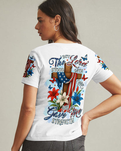 Lord Stood With Me Lilies Women's All Over Print Shirt - Tltr2305251