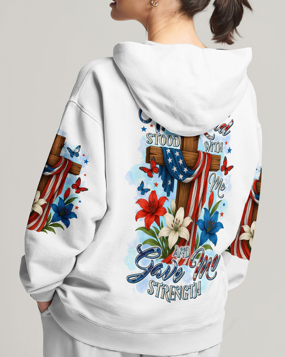Lord Stood With Me Lilies Women's All Over Print Shirt - Tltr2305251