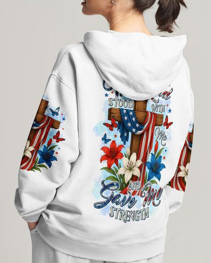 Lord Stood With Me Lilies Women's All Over Print Shirt - Tltr2305251