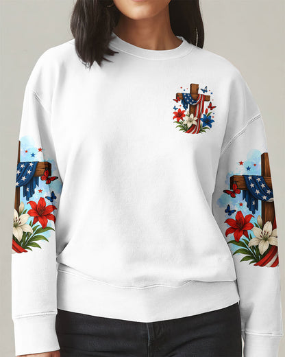 Lord Stood With Me Lilies Women's All Over Print Shirt - Tltr2305251