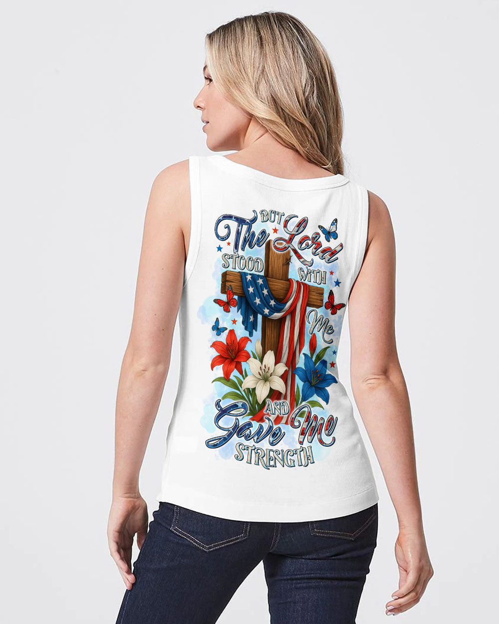 Lord Stood With Me Lilies Women's All Over Print Shirt - Tltr2305251