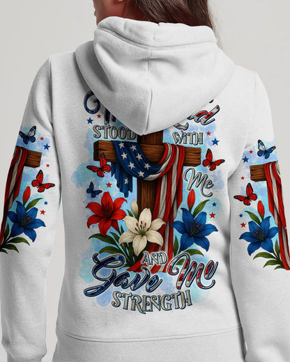 Lord Stood With Me Lilies Women's All Over Print Shirt - Tltr2305251