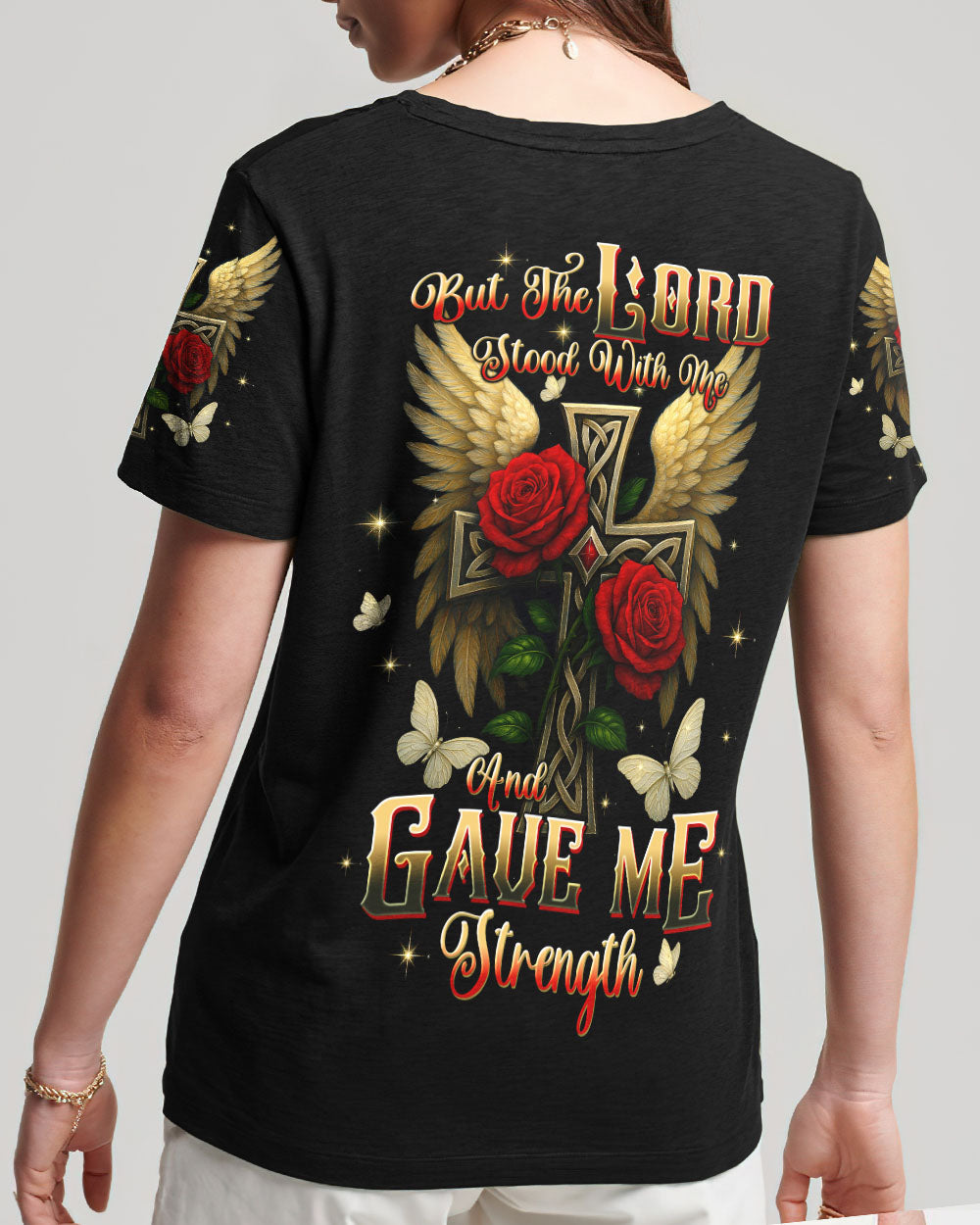 Lord Stood With Me Women's All Over Print Shirt - Tltw0406253