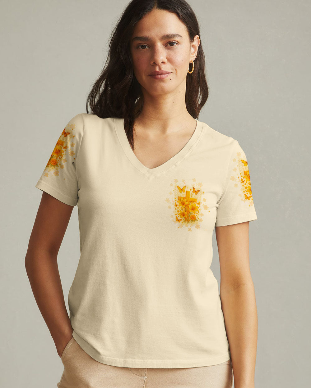 Way Maker Miracle Worker Cross Lilies Women's All Over Print Shirt - Tltw1006254