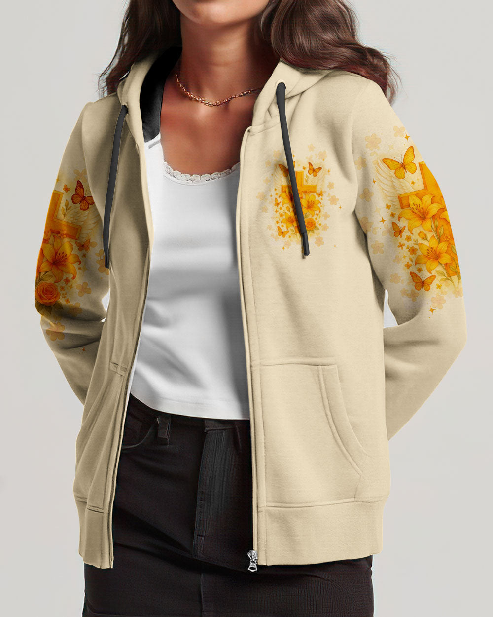 Way Maker Miracle Worker Cross Lilies Women's All Over Print Shirt - Tltw1006254