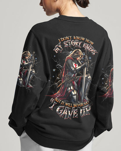 I Don't Know How My Story Ends Warrior Women's All Over Print Shirt   - Tltw1605253