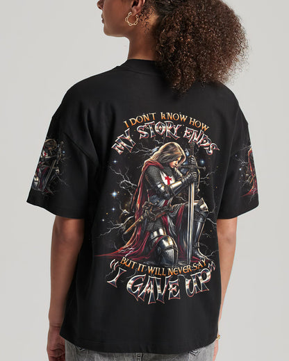 I Don't Know How My Story Ends Warrior Women's All Over Print Shirt   - Tltw1605253