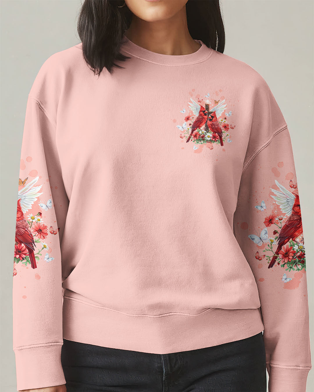 Cardinals Appear When Angels Are Near Women's All Over Print Shirt - Tltw1606253