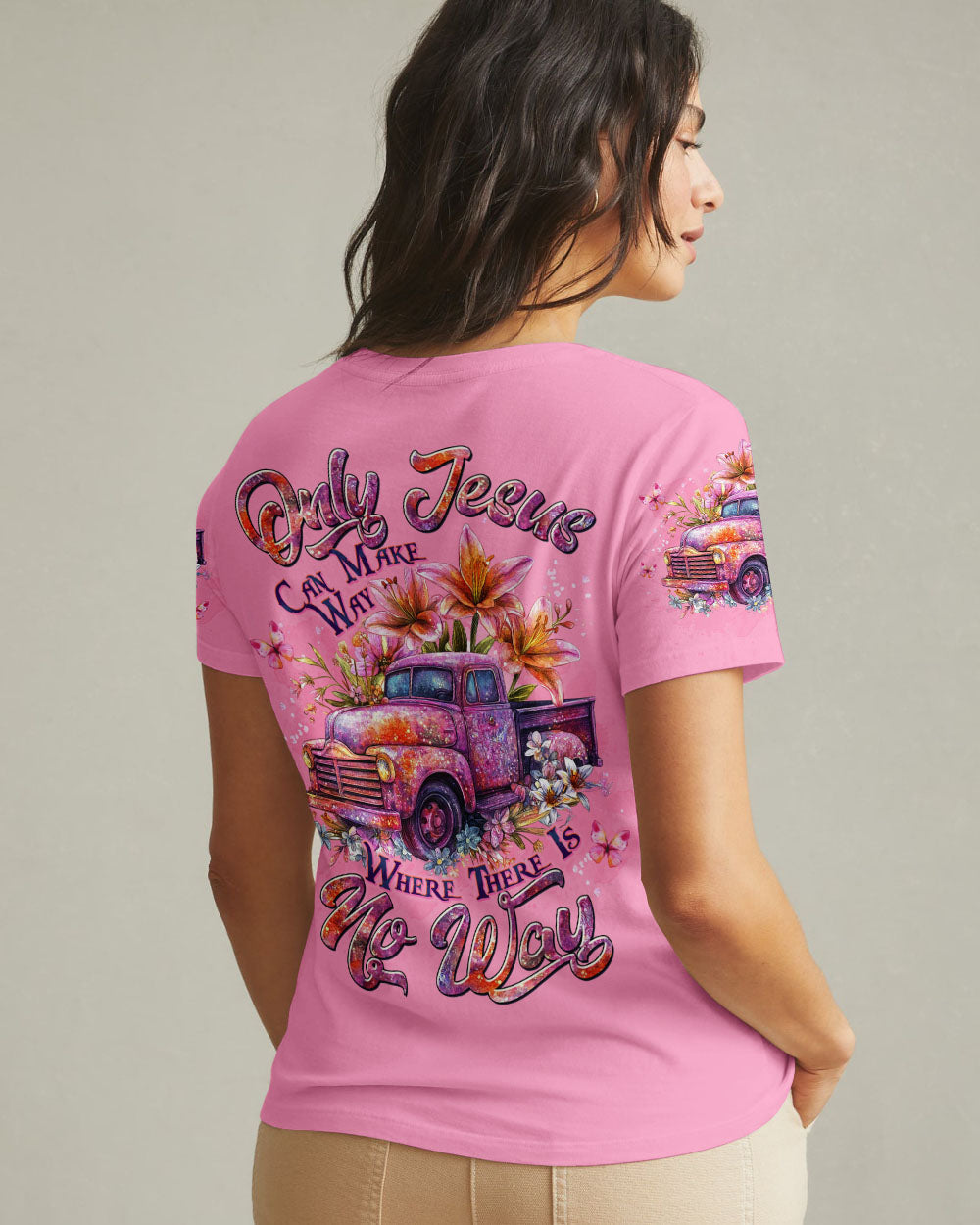 Only Jesus Can Make Way Women's All Over Print Shirt - Tltw2205252