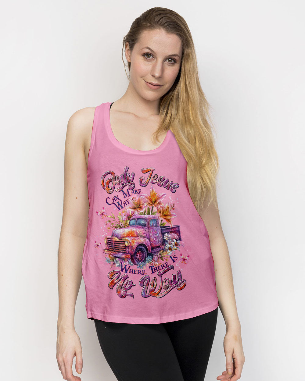 Only Jesus Can Make Way Women's All Over Print Shirt - Tltw2205252
