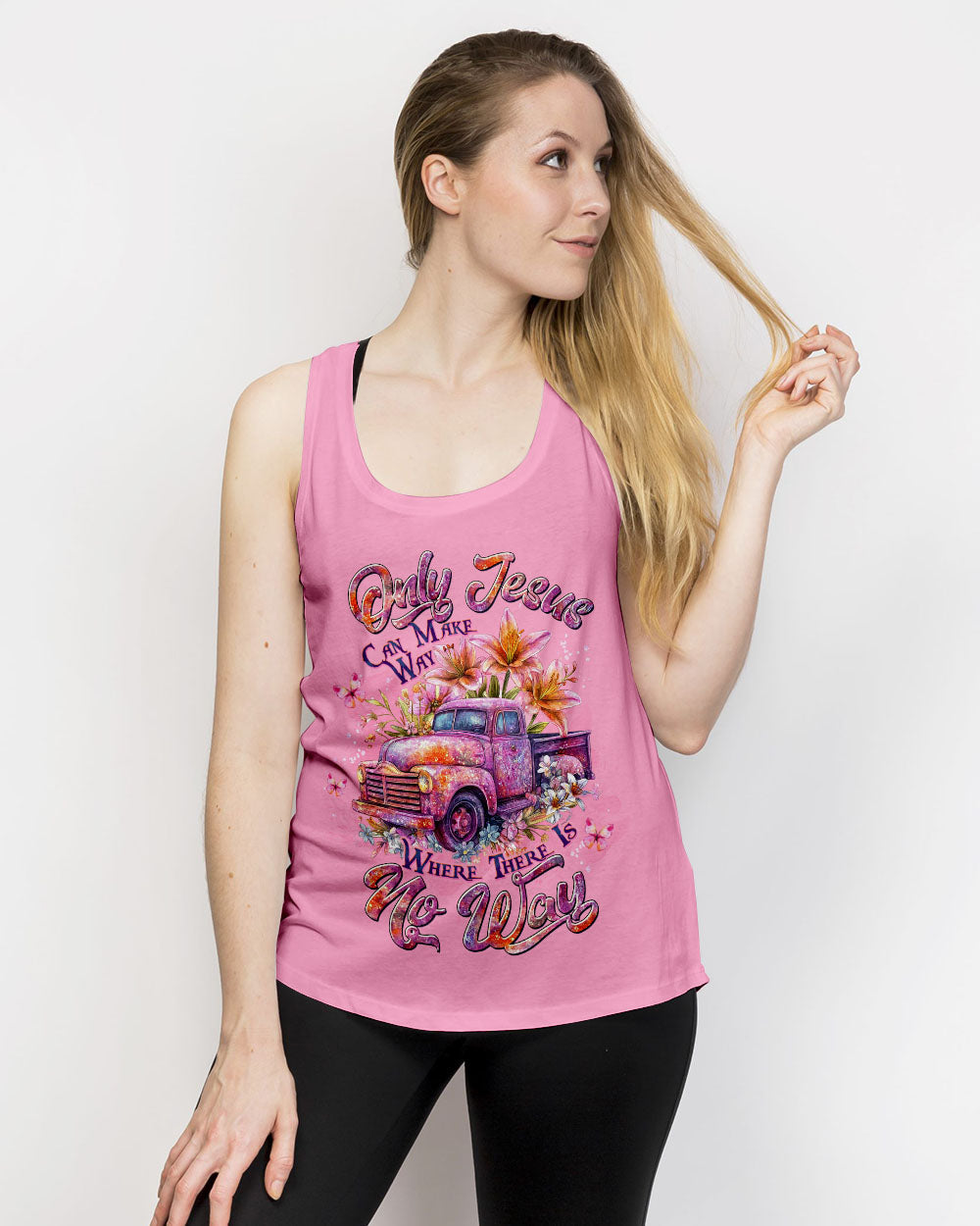 Only Jesus Can Make Way Women's All Over Print Shirt - Tltw2205252