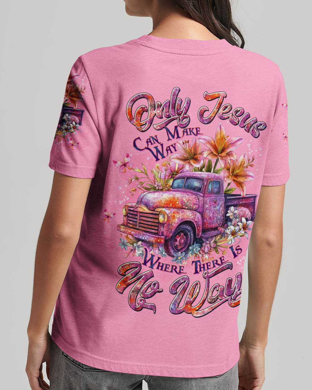 Only Jesus Can Make Way Women's All Over Print Shirt - Tltw2205252