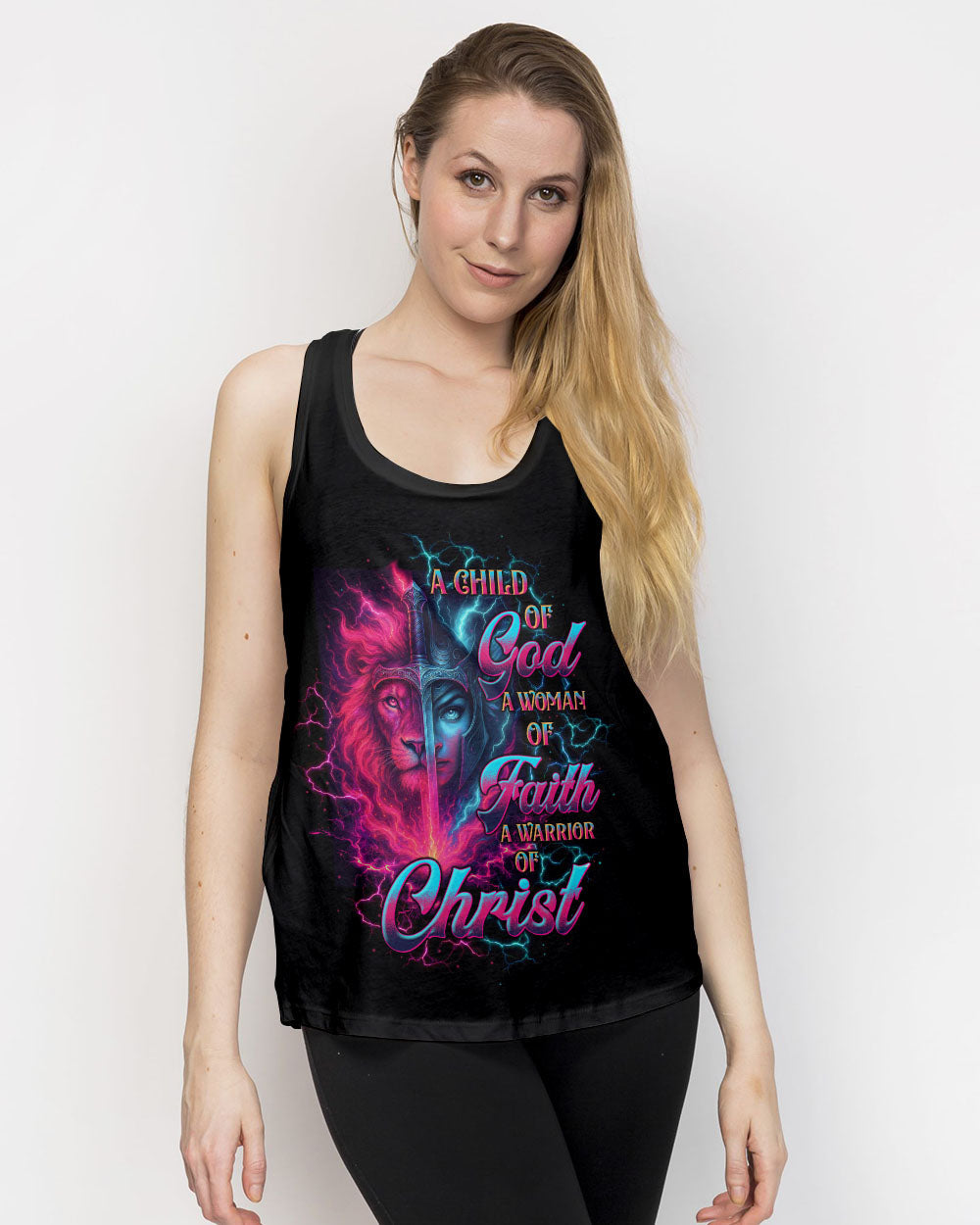 A Child Of God A Woman Of Faith Women's All Over Print Shirt -  Tltw2306253