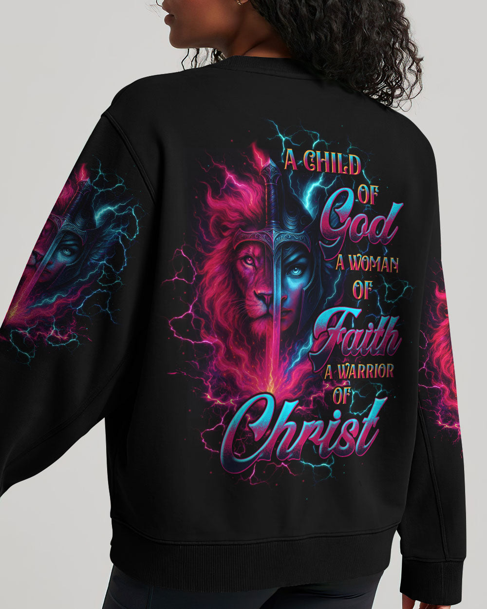 A Child Of God A Woman Of Faith Women's All Over Print Shirt -  Tltw2306253