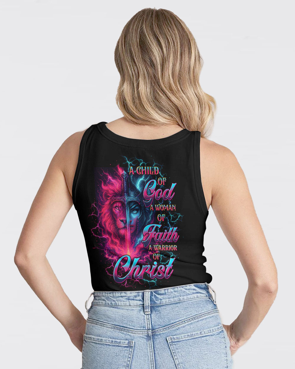 A Child Of God A Woman Of Faith Women's All Over Print Shirt -  Tltw2306253