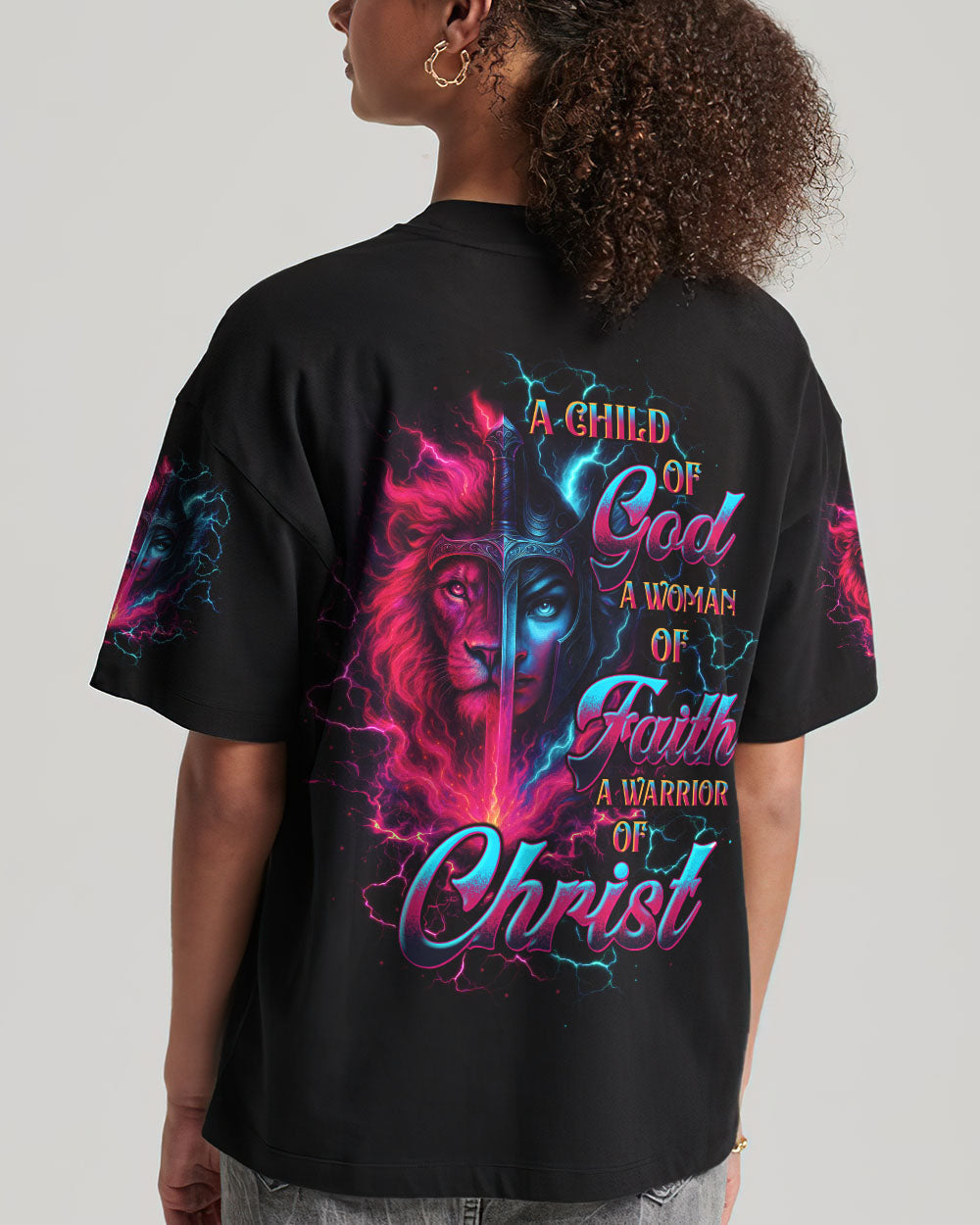 A Child Of God A Woman Of Faith Women's All Over Print Shirt -  Tltw2306253