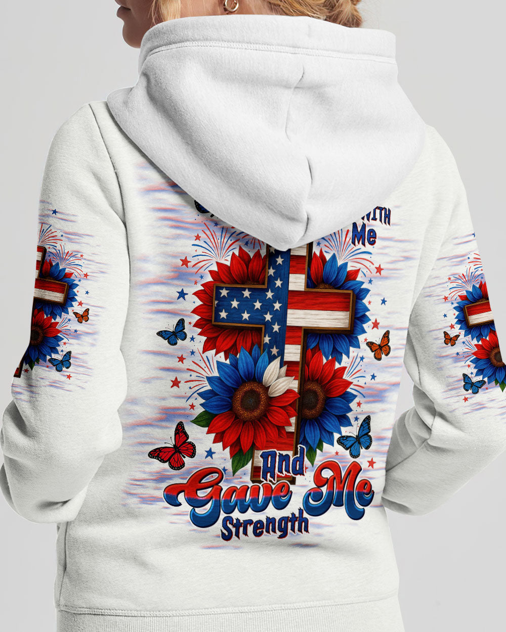 Lord Stood With Me Sunflower Cross Women's All Over Print Shirt - Tltw2705252