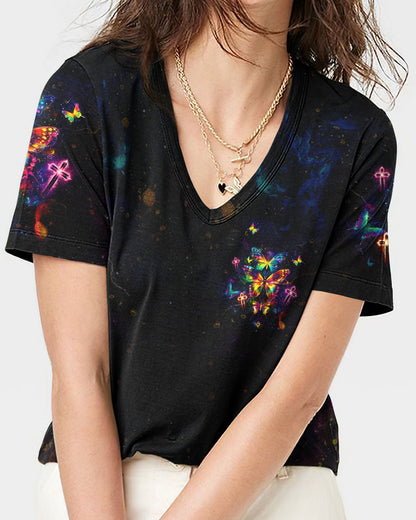 When Butterflies Appear Angels Are Near Women's All Over Print Shirt - Tltw2804252
