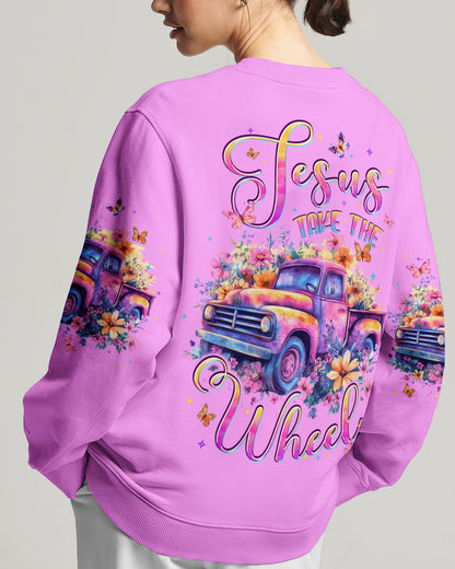 Jesus Take The Wheel Women's All Over Print Shirt - Typq0206253