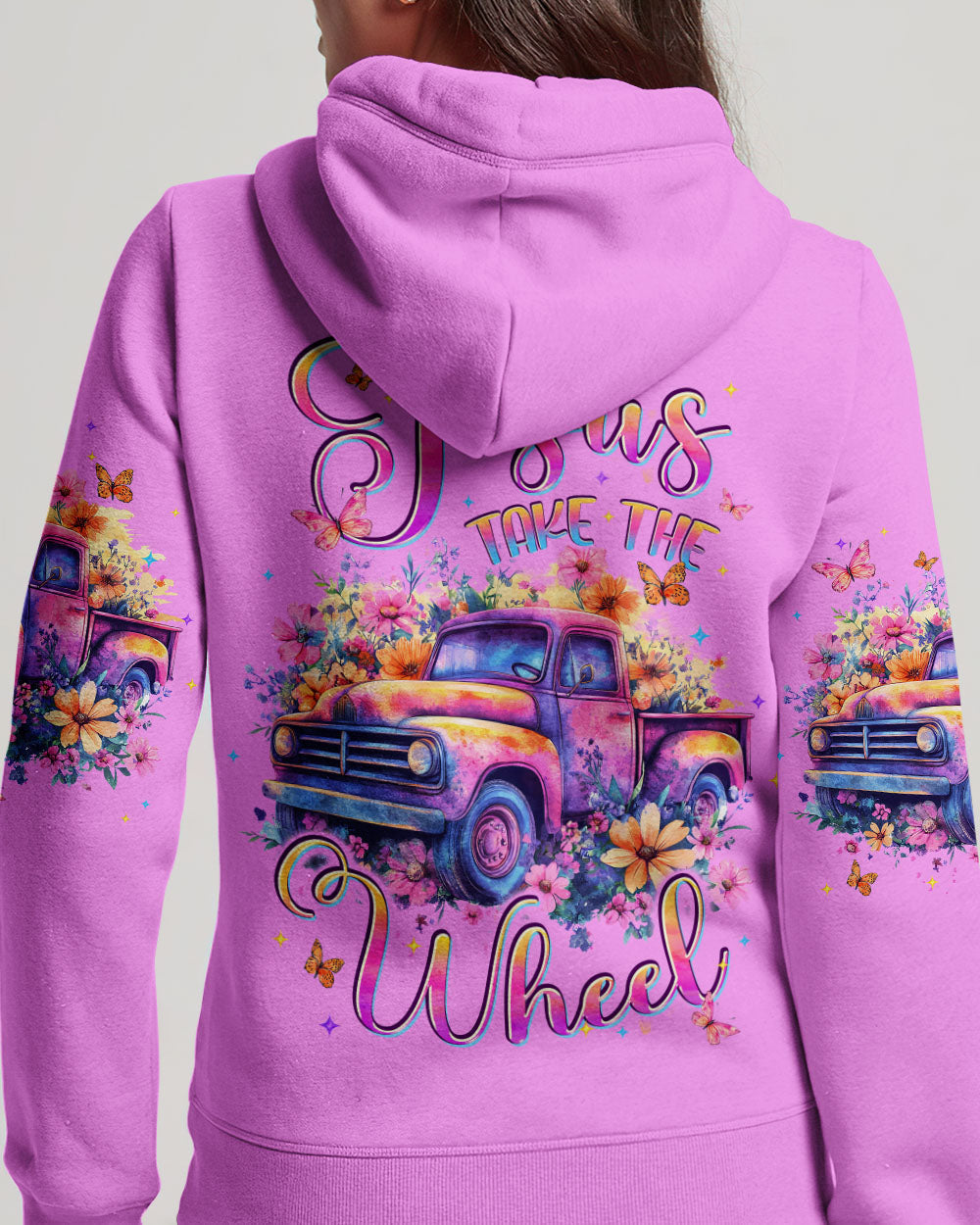 Jesus Take The Wheel Women's All Over Print Shirt - Typq0206253