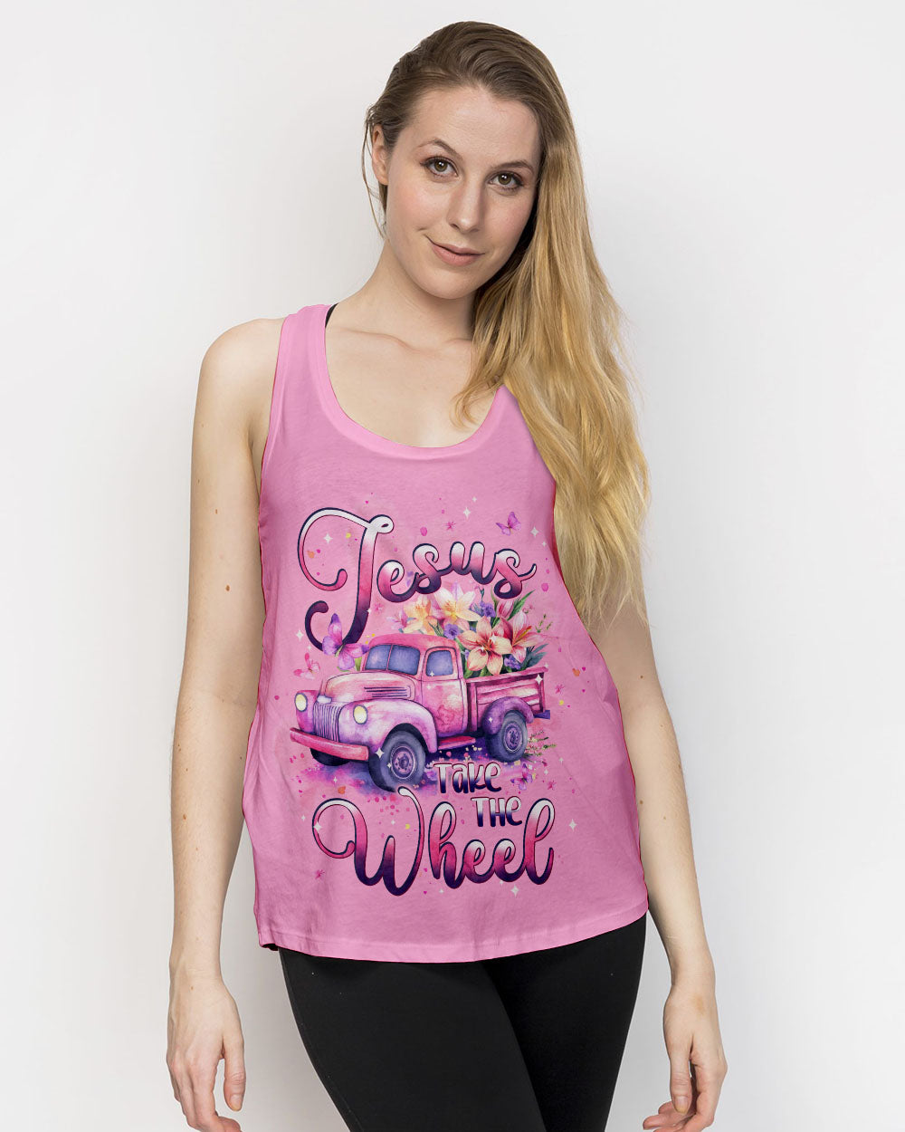 Jesus Take The Wheel Women's All Over Print Shirt - Typq1006254