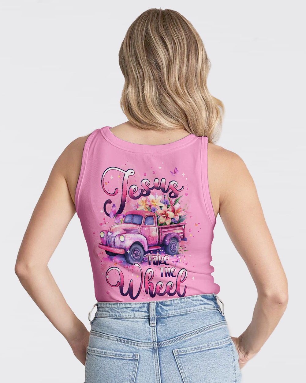 Jesus Take The Wheel Women's All Over Print Shirt - Typq1006254