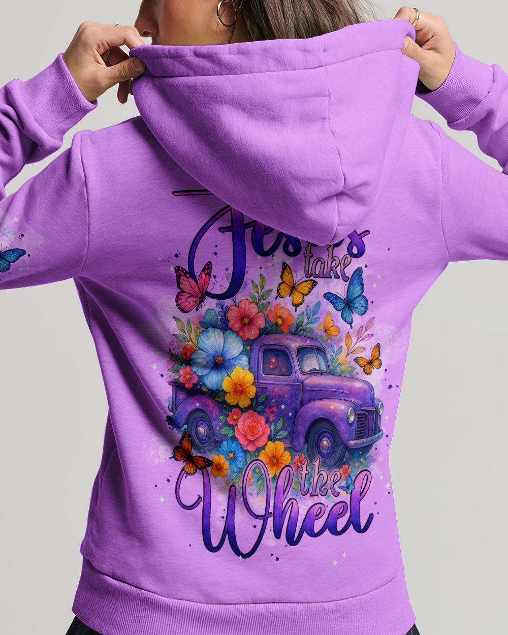 Jesus Take The Wheel Women's All Over Print Shirt - Typq1706254