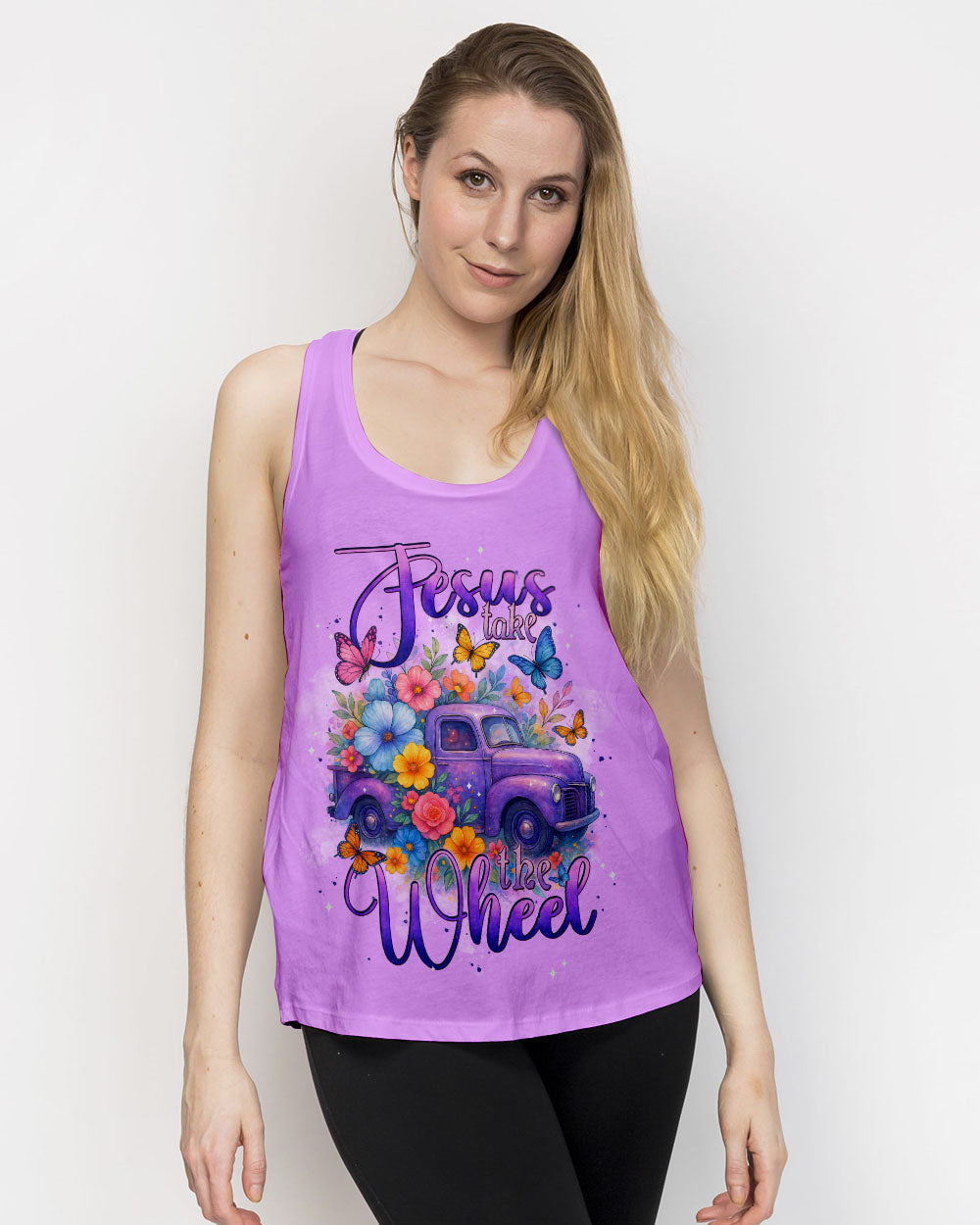 Jesus Take The Wheel Women's All Over Print Shirt - Typq1706254