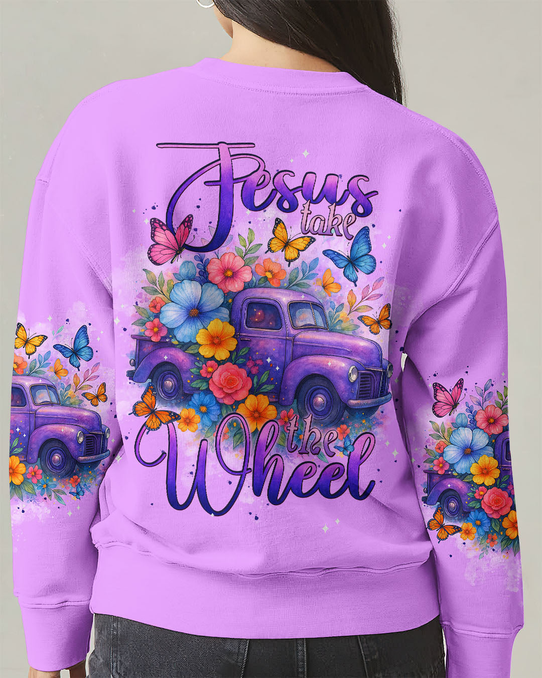 Jesus Take The Wheel Women's All Over Print Shirt - Typq1706254