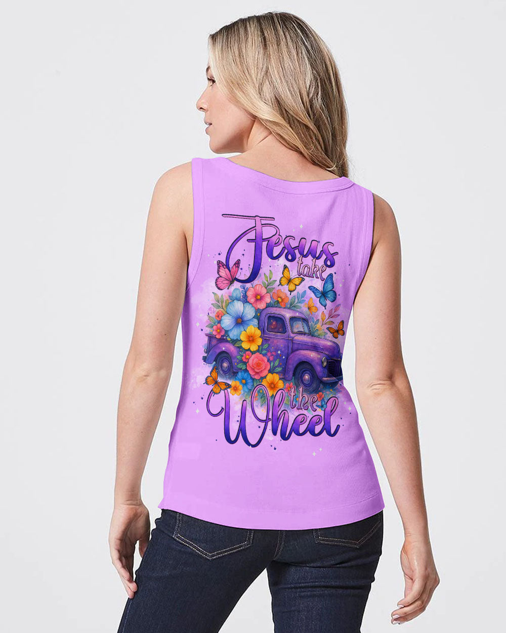 Jesus Take The Wheel Women's All Over Print Shirt - Typq1706254