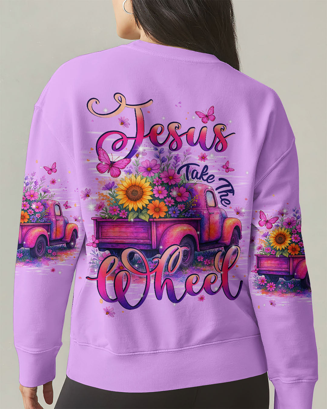 Jesus Take The Wheel Women's All Over Print Shirt - Typq1806253