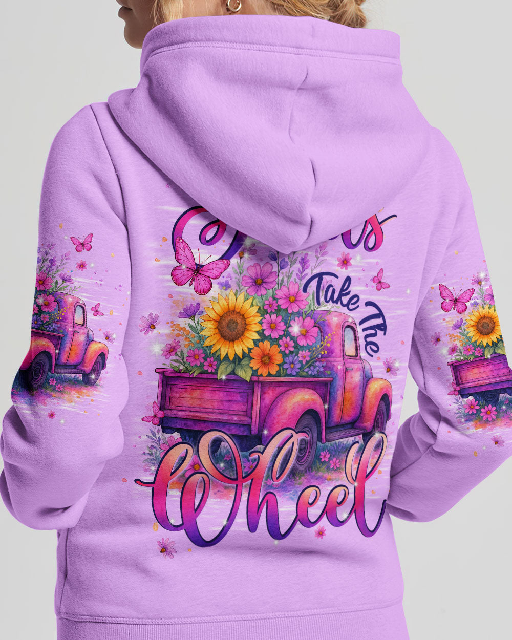 Jesus Take The Wheel Women's All Over Print Shirt - Typq1806253