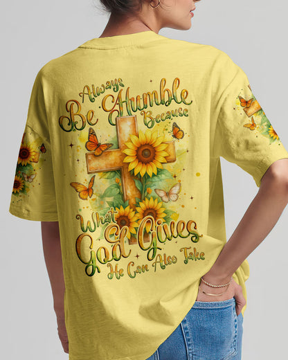 Always Be Humble Women's All Over Print Shirt - Tyqy0206254