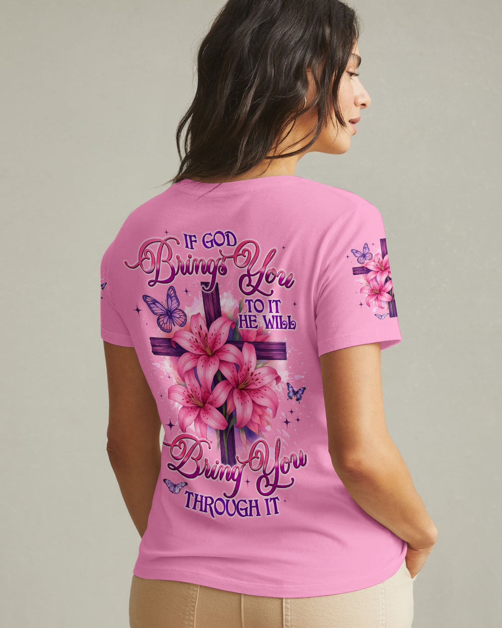 If God Brings You To It Women's All Over Print Shirt - Tyqy0406254
