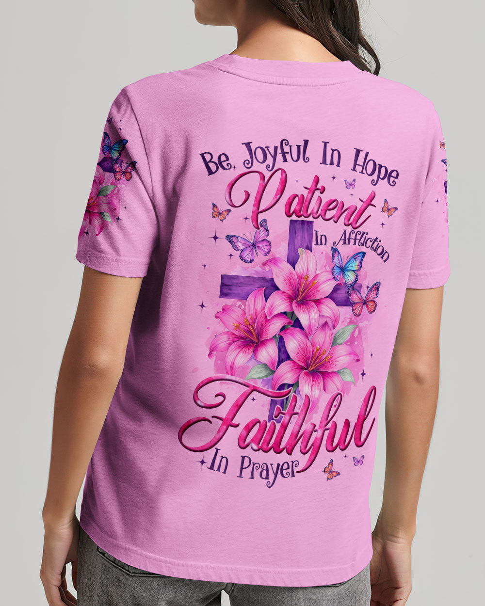 Faithful On Prayer Women's All Over Print Shirt - Tyqy0505252