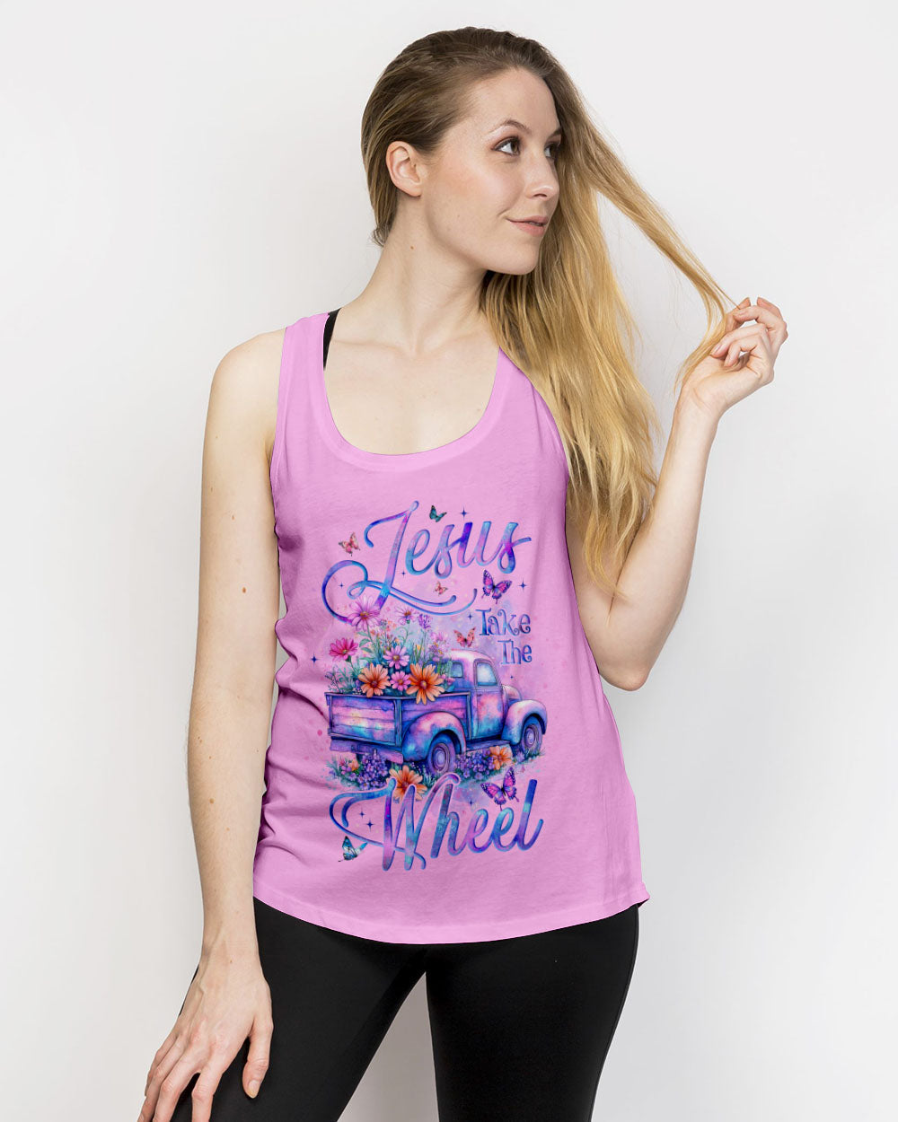 Jesus Take The Wheel Women's All Over Print Shirt - Tyqy0905254