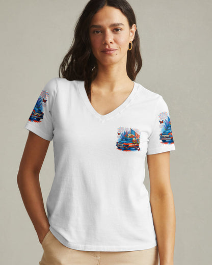 Jesus Take The Wheel Women's All Over Print Shirt - Tyqy1405254