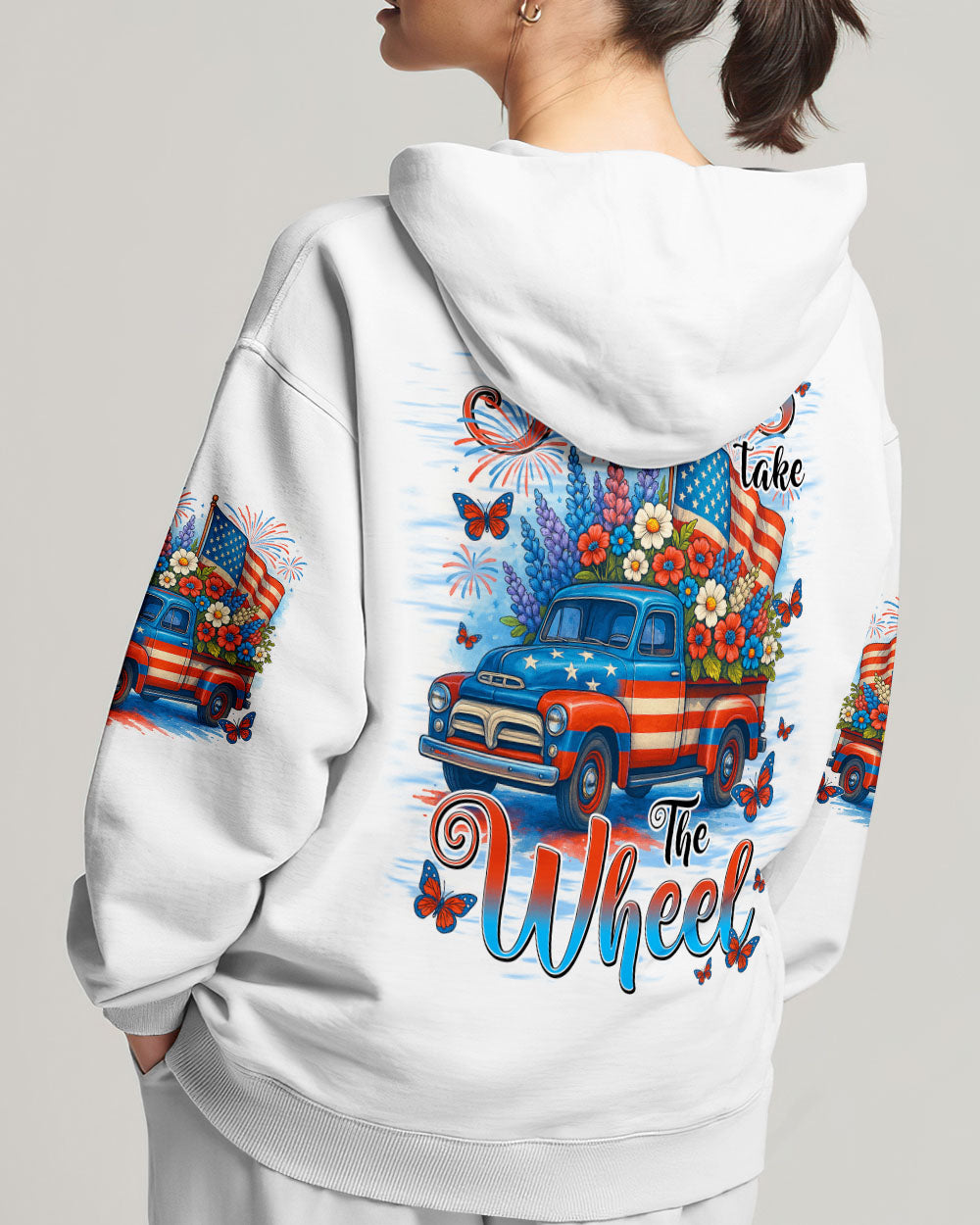 Jesus Take The Wheel Women's All Over Print Shirt - Tyqy1405254