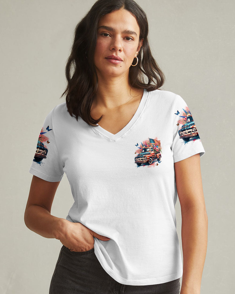 Jesus Take The Wheel Women's All Over Print Shirt - Tyqy1505252