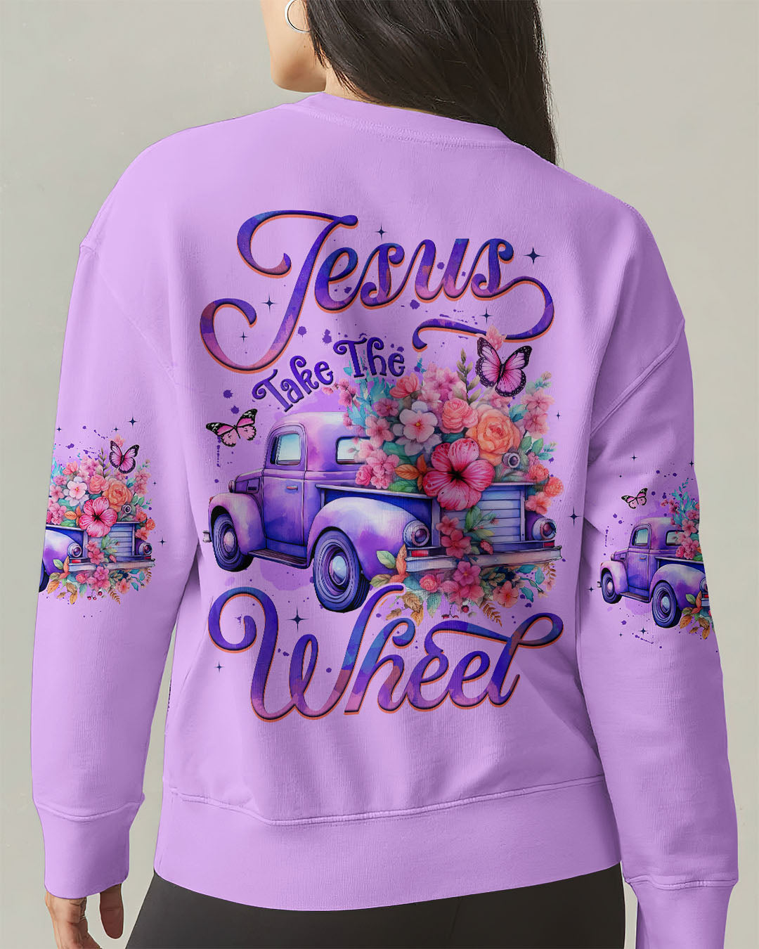 Jesus Take The Wheel Women's All Over Print Shirt - Tyqy1606253