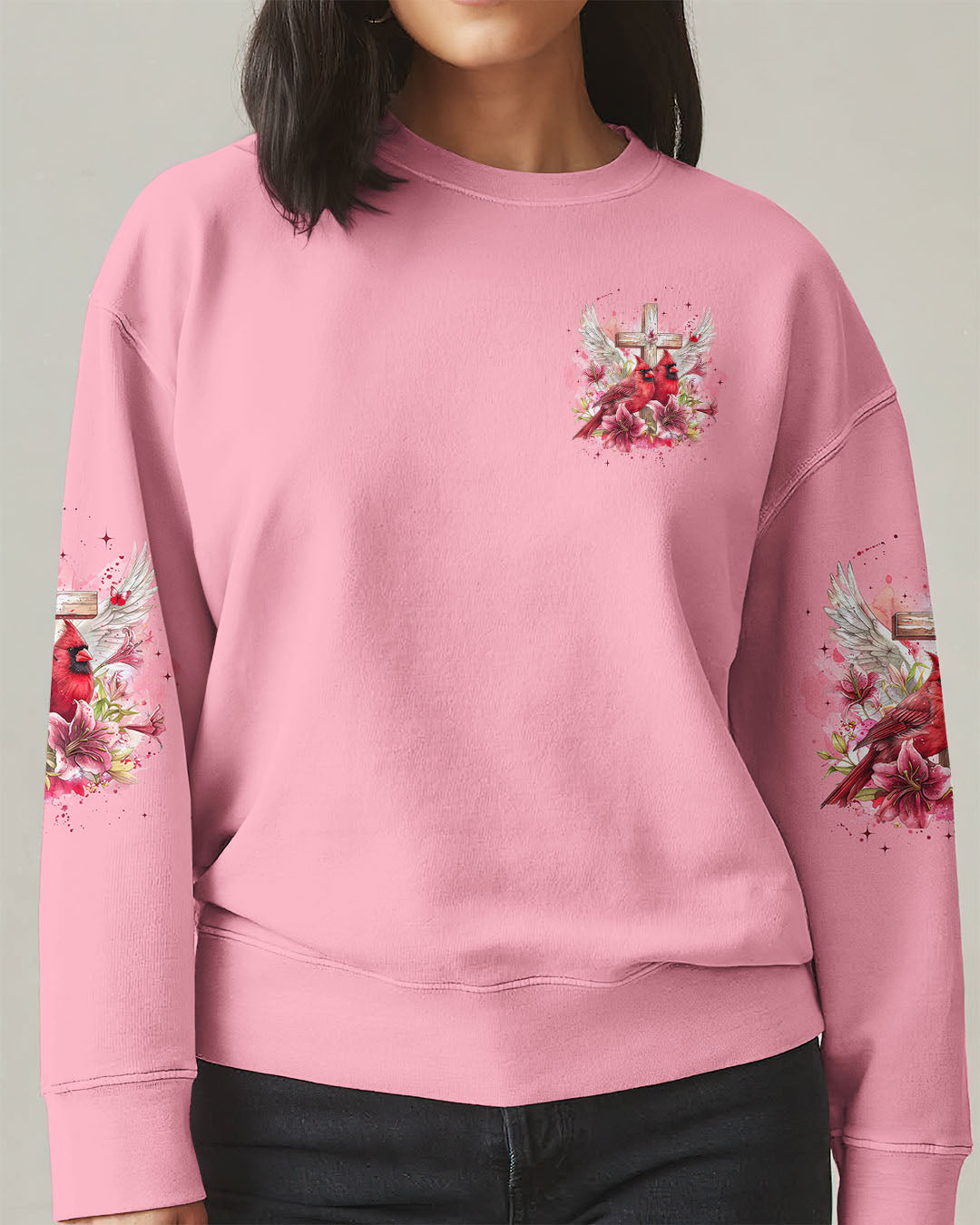 Cardinals Appear When Angels Are Near Women's All Over Print Shirt - Tyqy1806257
