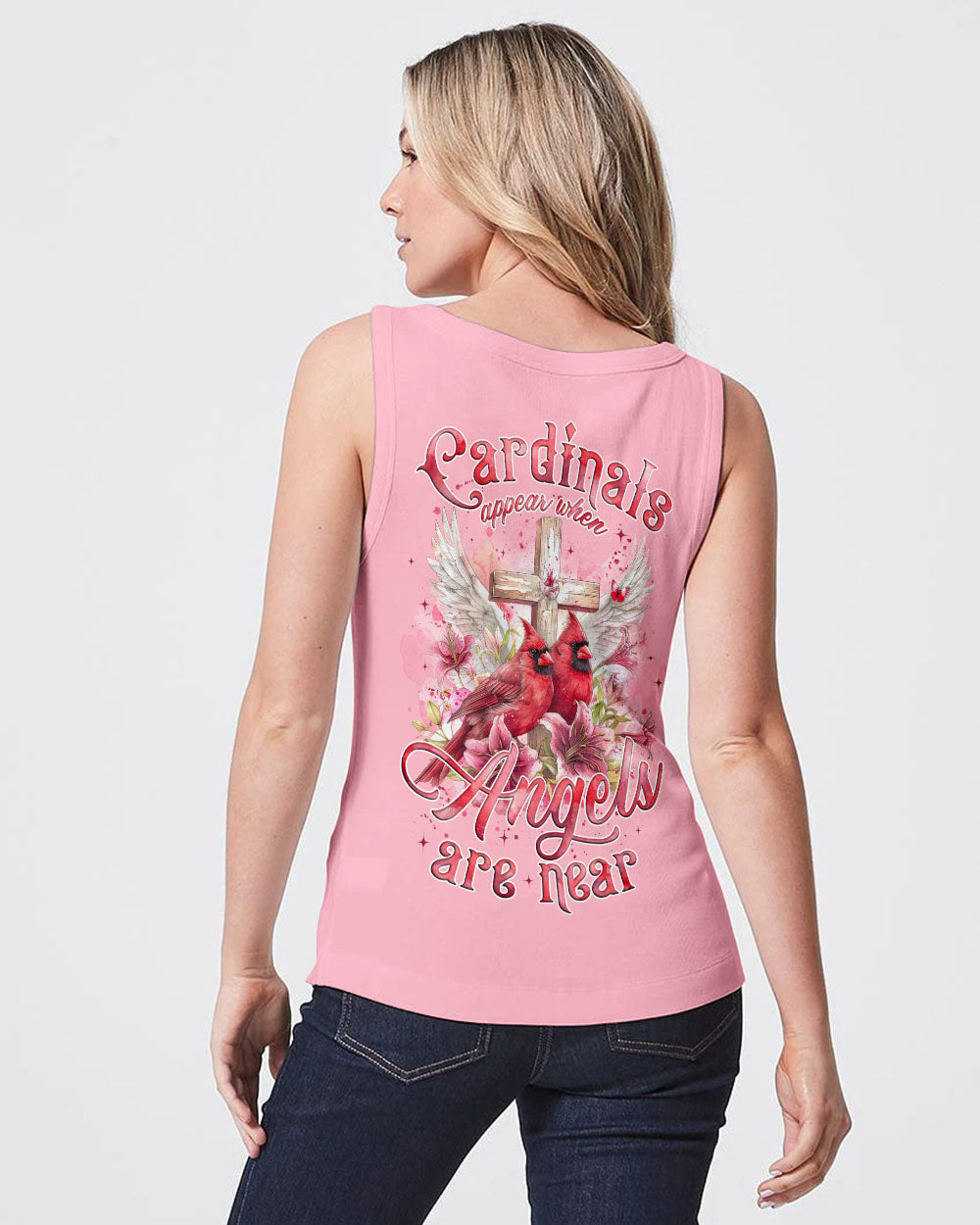 Cardinals Appear When Angels Are Near Women's All Over Print Shirt - Tyqy1806257