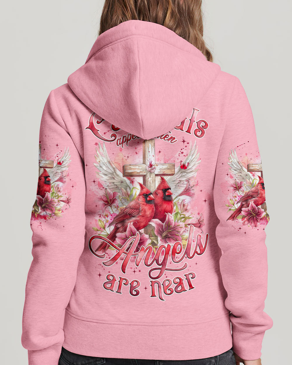 Cardinals Appear When Angels Are Near Women's All Over Print Shirt - Tyqy1806257